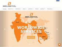 Tablet Screenshot of beelogistics.com